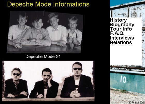 Depeche Mode Informations